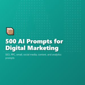 500 AI Prompts for Digital Marketing