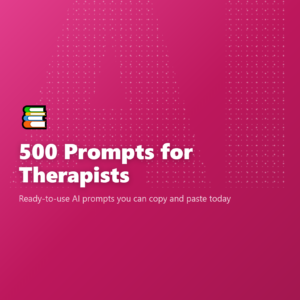 500 Prompts for Therapists