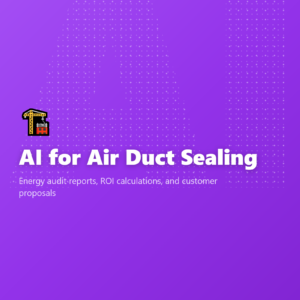 AI for Air Duct Sealing