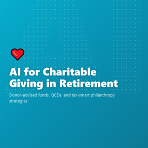 AI for Charitable Giving in Retirement