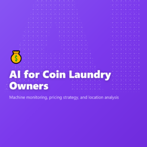 AI for Coin Laundry Owners