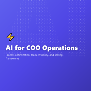 AI for COO Operations