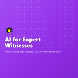 AI for Expert Witnesses