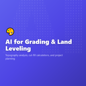 AI for Grading & Land Leveling