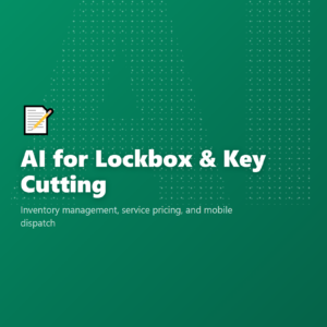 AI for Lockbox & Key Cutting