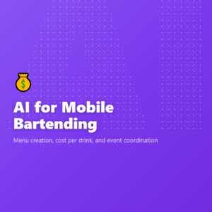 AI for Mobile Bartending