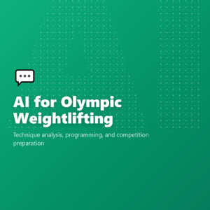 AI for Olympic Weightlifting