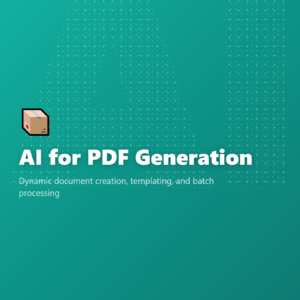 AI for PDF Generation