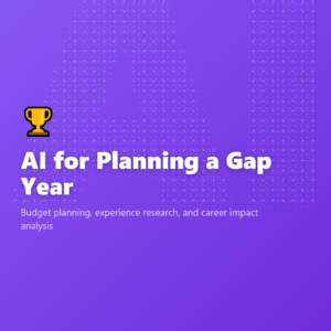 AI for Planning a Gap Year