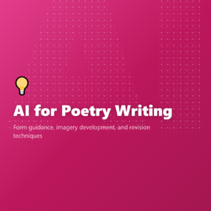 AI for Poetry Writing