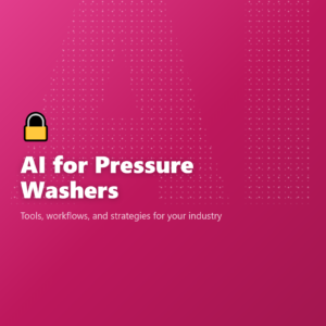 AI for Pressure Washers