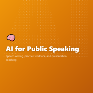 AI for Public Speaking