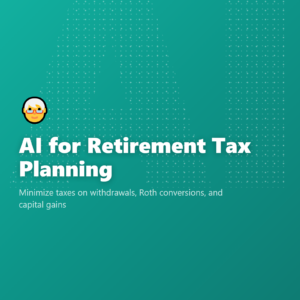 AI for Retirement Tax Planning