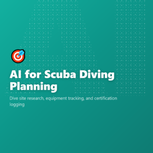 AI for Scuba Diving Planning