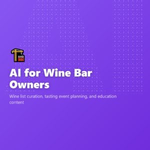 AI for Wine Bar Owners