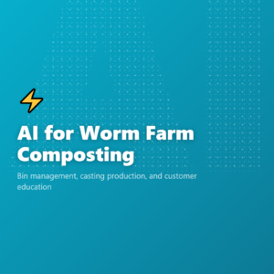 AI for Worm Farm Composting