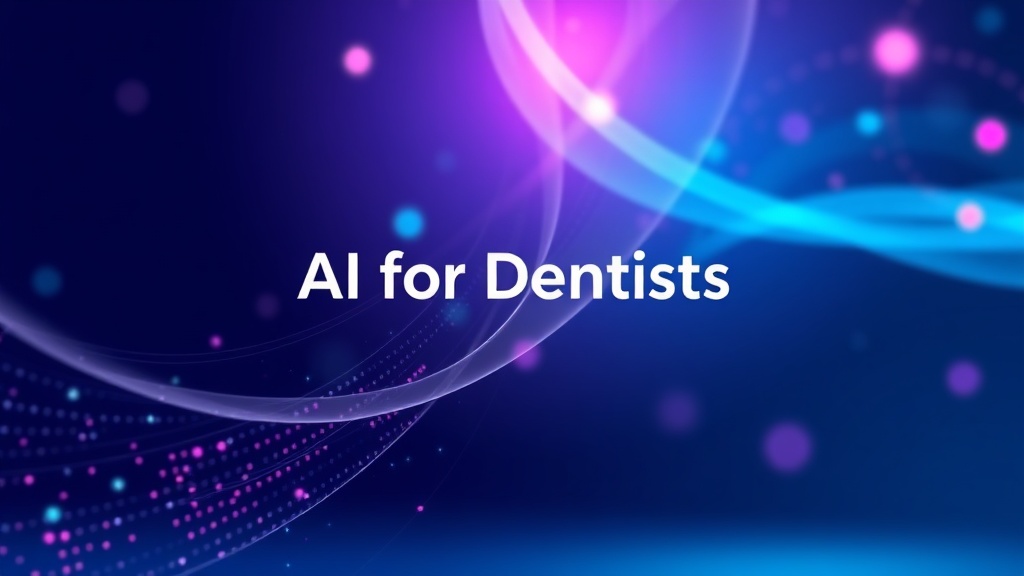 AI for Dentists: Streamline Your Practice with Smart Tools