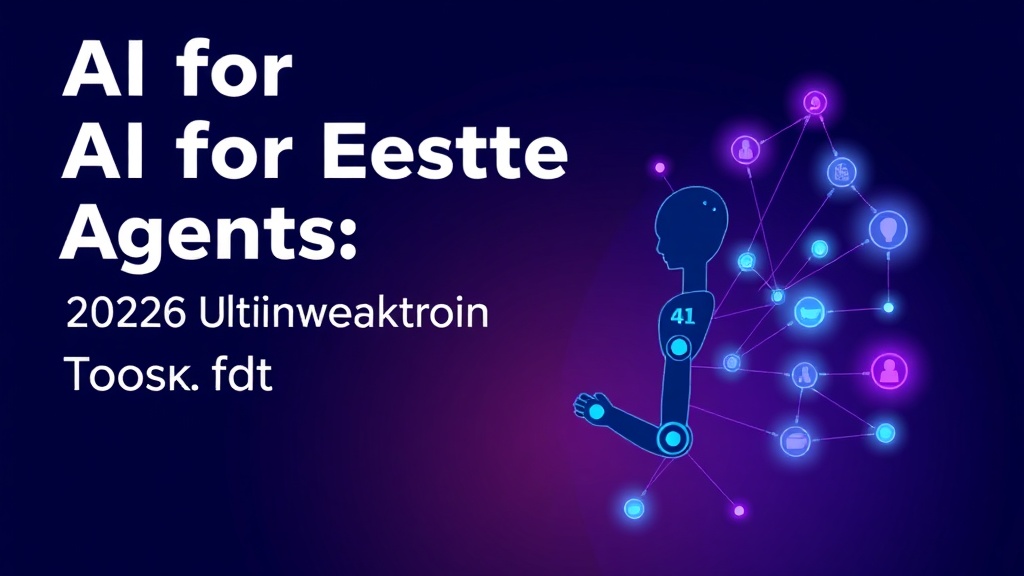 AI for Real Estate Agents: The Ultimate 2026 Toolkit