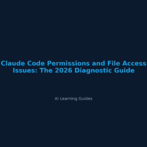 Claude Code Permissions and File Access Issues: The 2026 Diagnostic Guide