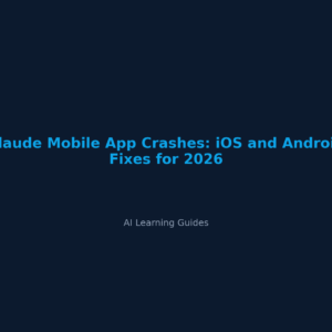 Claude Mobile App Crashes: iOS and Android Fixes for 2026