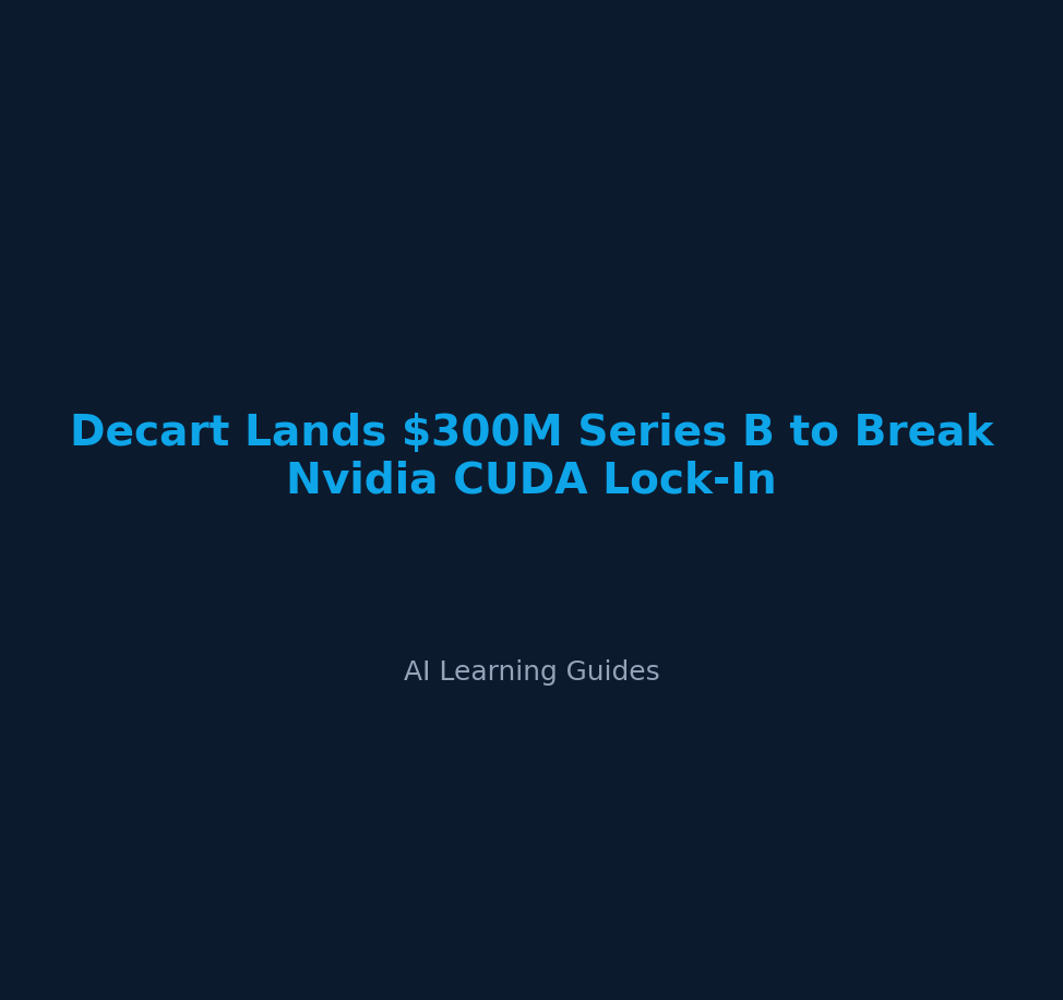 Decart Lands $300M Series B to Break Nvidia CUDA Lock-In cover
