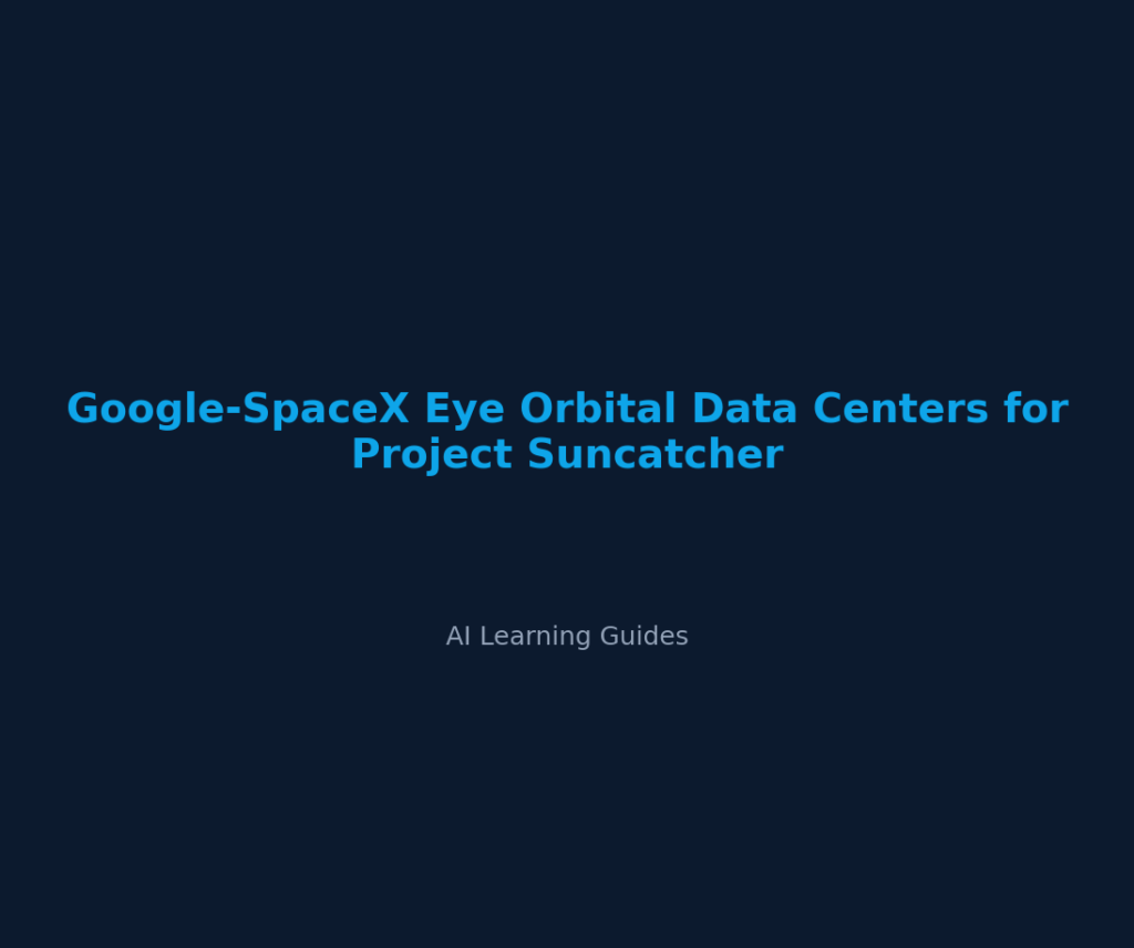 Google-SpaceX Eye Orbital Data Centers for Project Suncatcher