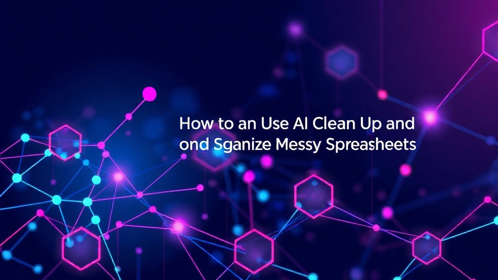 How to Use AI to Clean Up and Organize Messy Spreadsheets