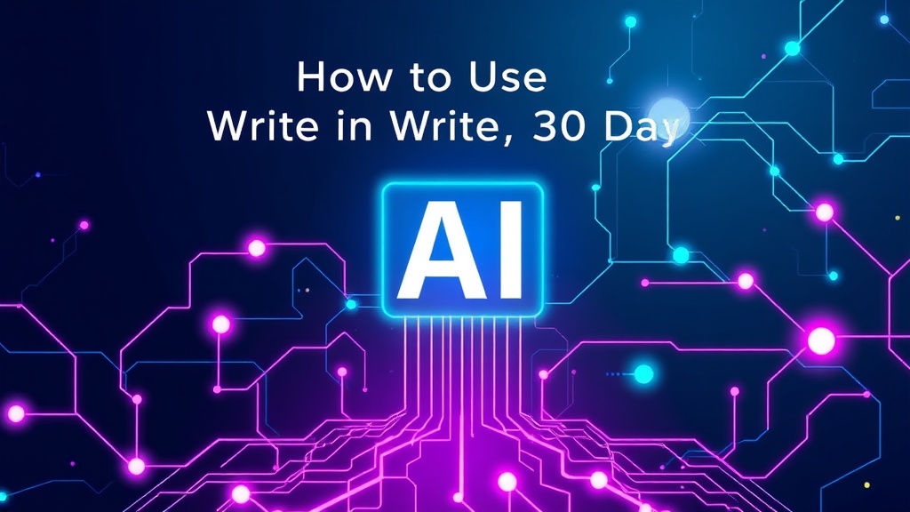 How to Use AI to Write a Book in 30 Days