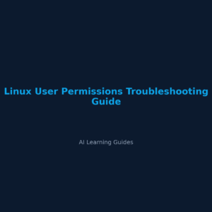 Linux User Permissions Troubleshooting Guide