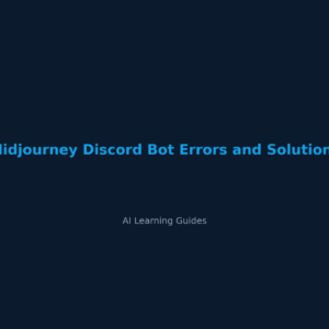 Midjourney Discord Bot Errors and Solutions