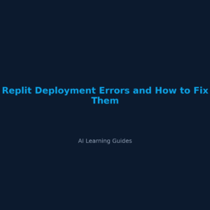 Replit Deployment Errors and How to Fix Them