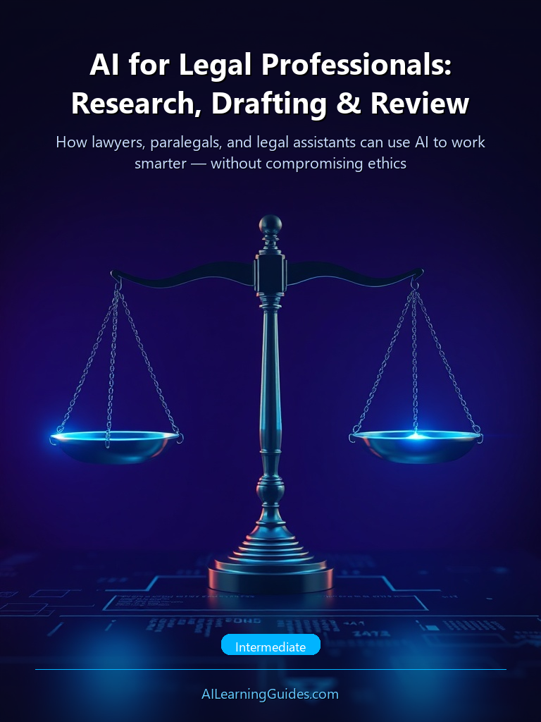 IA para Profesionales Legales: Investigación, Redacción y Revisión Eficiente