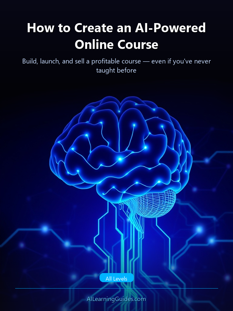 Crea y Vende Cursos Online Rentables con IA