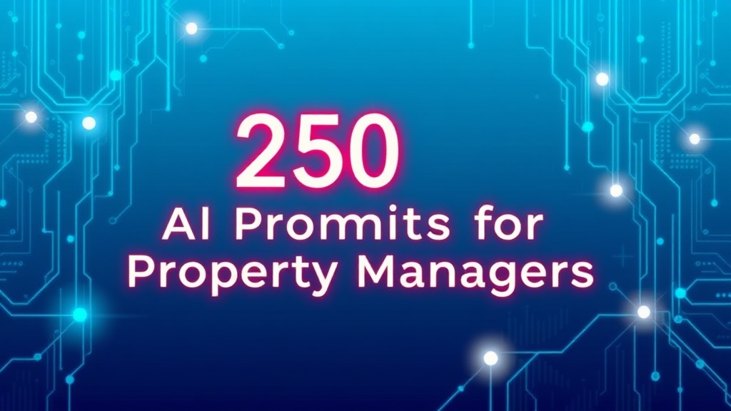 250 Prompts de IA para Administradores de Propiedades: Ahorra Horas Semanales