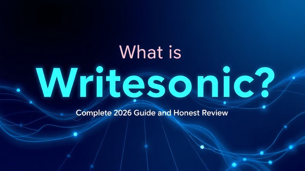 What Is Writesonic? Complete 2026 Guide and Honest Review