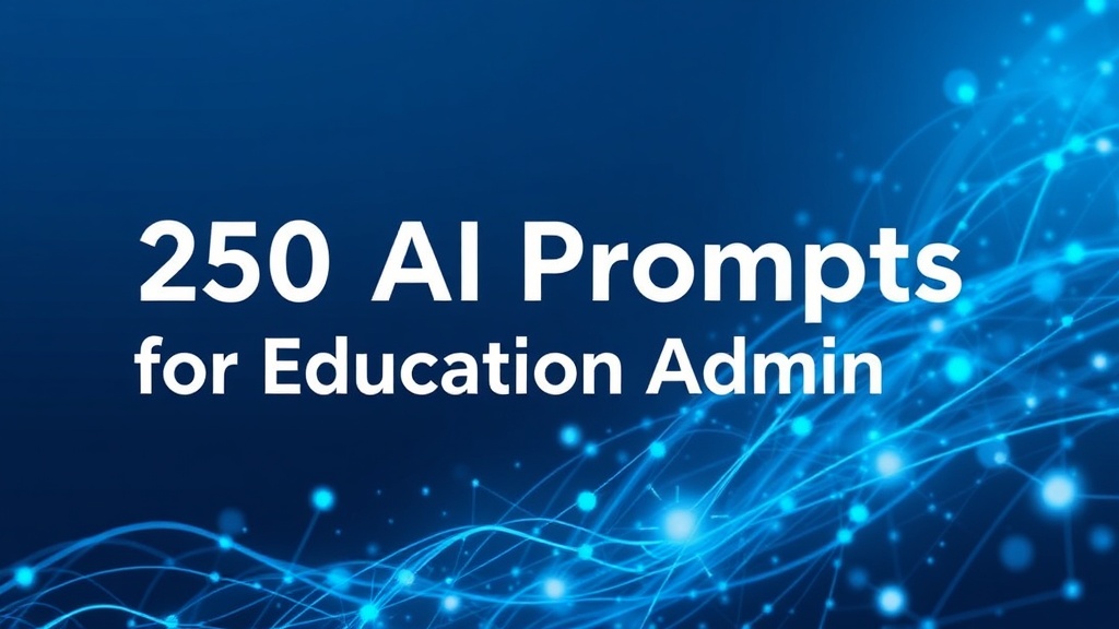 250 Prompts de IA para Administración Educativa