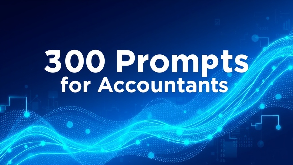 300 Prompts de AI para Contadores: Impuestos, Contabilidad y Clientes