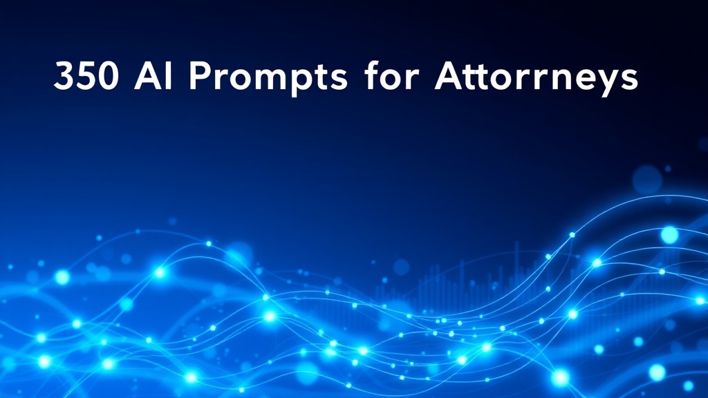 350 Prompts de IA para Abogados y Firmas Legales