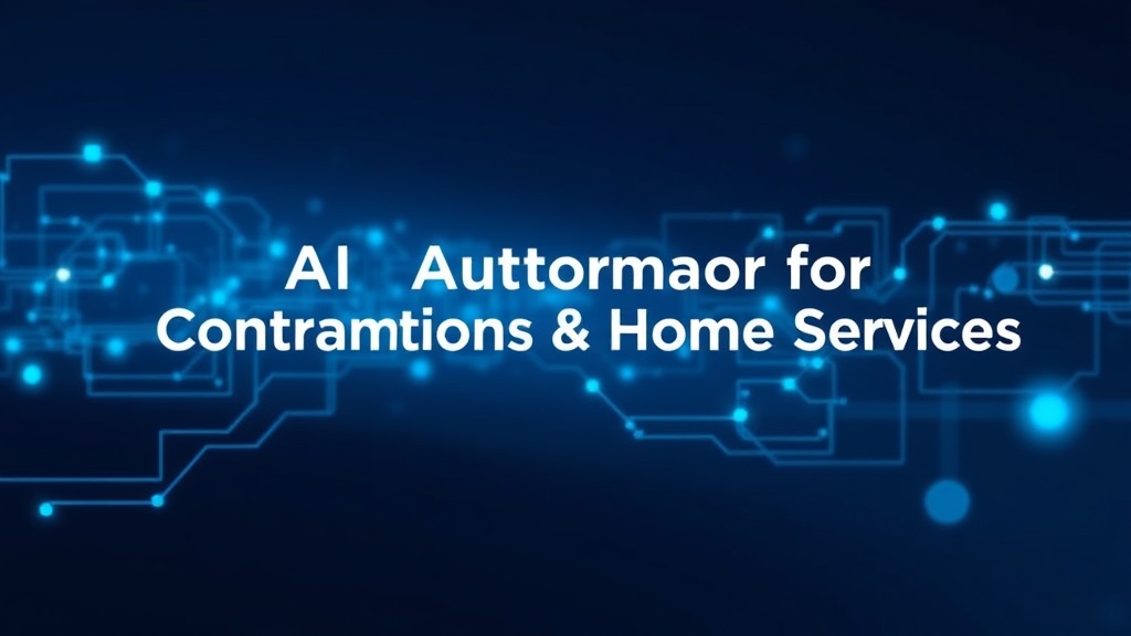 Automatización con IA para Contratistas y Servicios del Hogar - ailearningguides.com