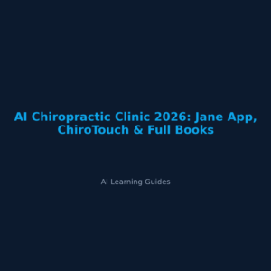 ClĆnica QuiroprĆ”ctica con IA 2026: Jane App, ChiroTouch y Agenda Llena - ailearningguides.com