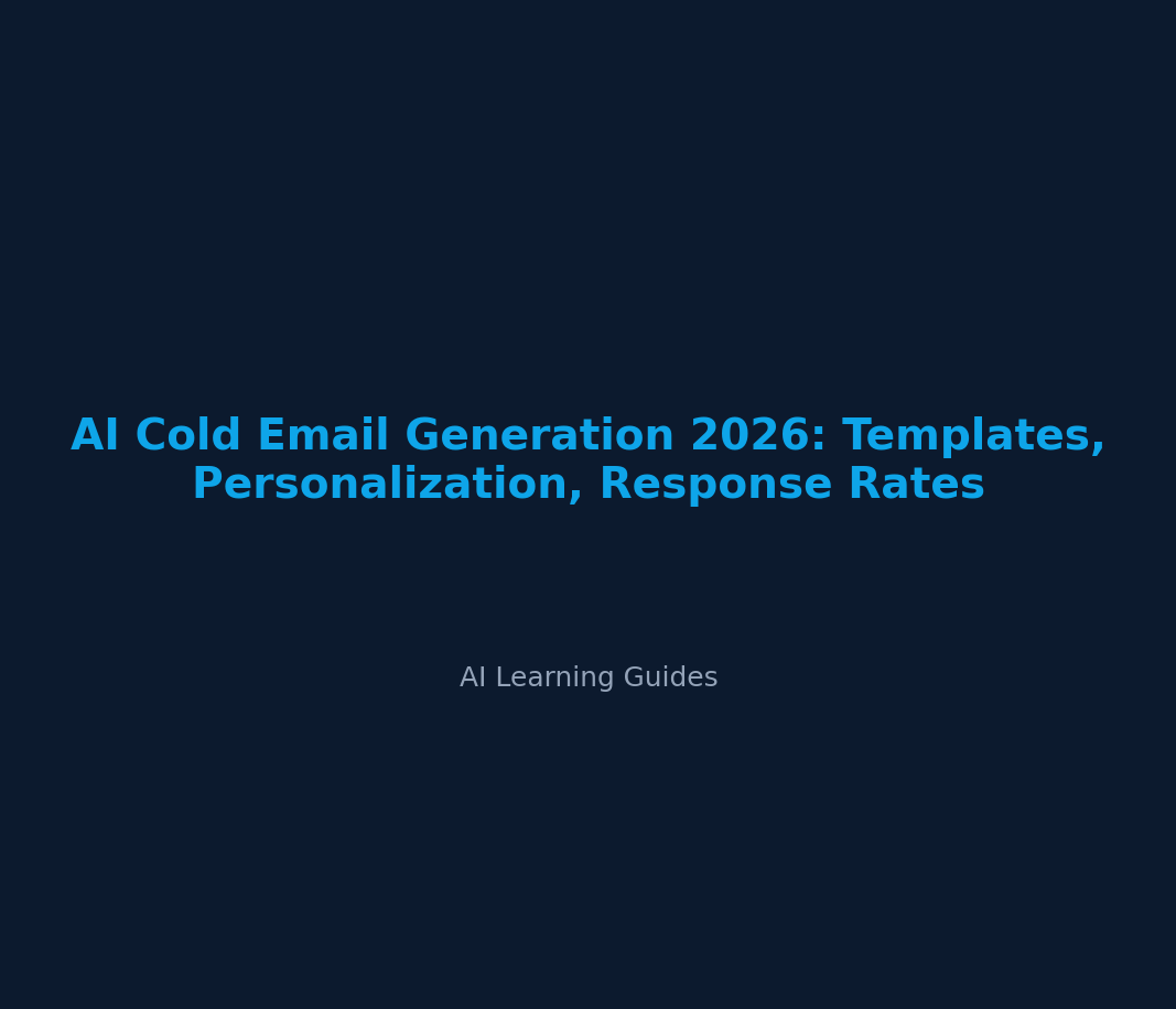 Cold email con IA 2026: plantillas, personalización y respuestas