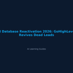 Reactivación de Bases de Datos con IA: Revive Leads Muertos en GoHighLevel - ailearningguides.com