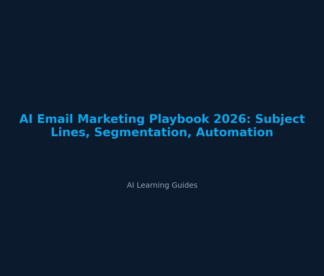 Email marketing con IA 2026: asuntos, segmentación y automatización