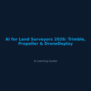 IA para Topógrafos 2026: Trimble, Propeller y DroneDeploy - ailearningguides.com