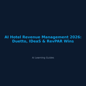 AI Hotel Revenue Management 2026: Duetto, IDeaS & RevPAR Wins - ailearningguides.com