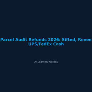 Auditoría de Envíos con IA 2026: Recupera Reembolsos de UPS y FedEx - ailearningguides.com