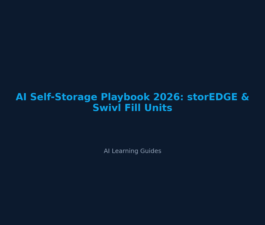 IA para Self-Storage 2026: Llena Unidades con storEDGE y Swivl