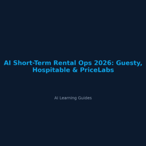 AI Short-Term Rental Ops 2026: Guesty, Hospitable & PriceLabs - ailearningguides.com