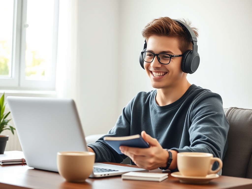 A real learner getting help from AI Learning Guides