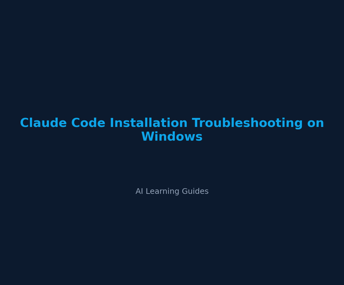 Claude Code en Windows: resuelve todos los errores de instalación
